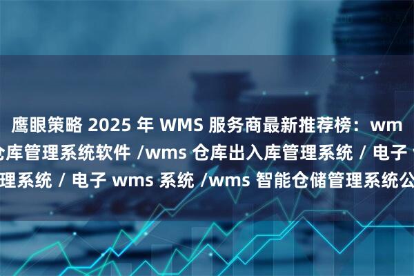 鹰眼策略 2025 年 WMS 服务商最新推荐榜：wms 仓库系统 /wms 仓库管理系统软件 /wms 仓库出入库管理系统 / 电子 wms 系统 /wms 智能仓储管理系统公司品牌推荐